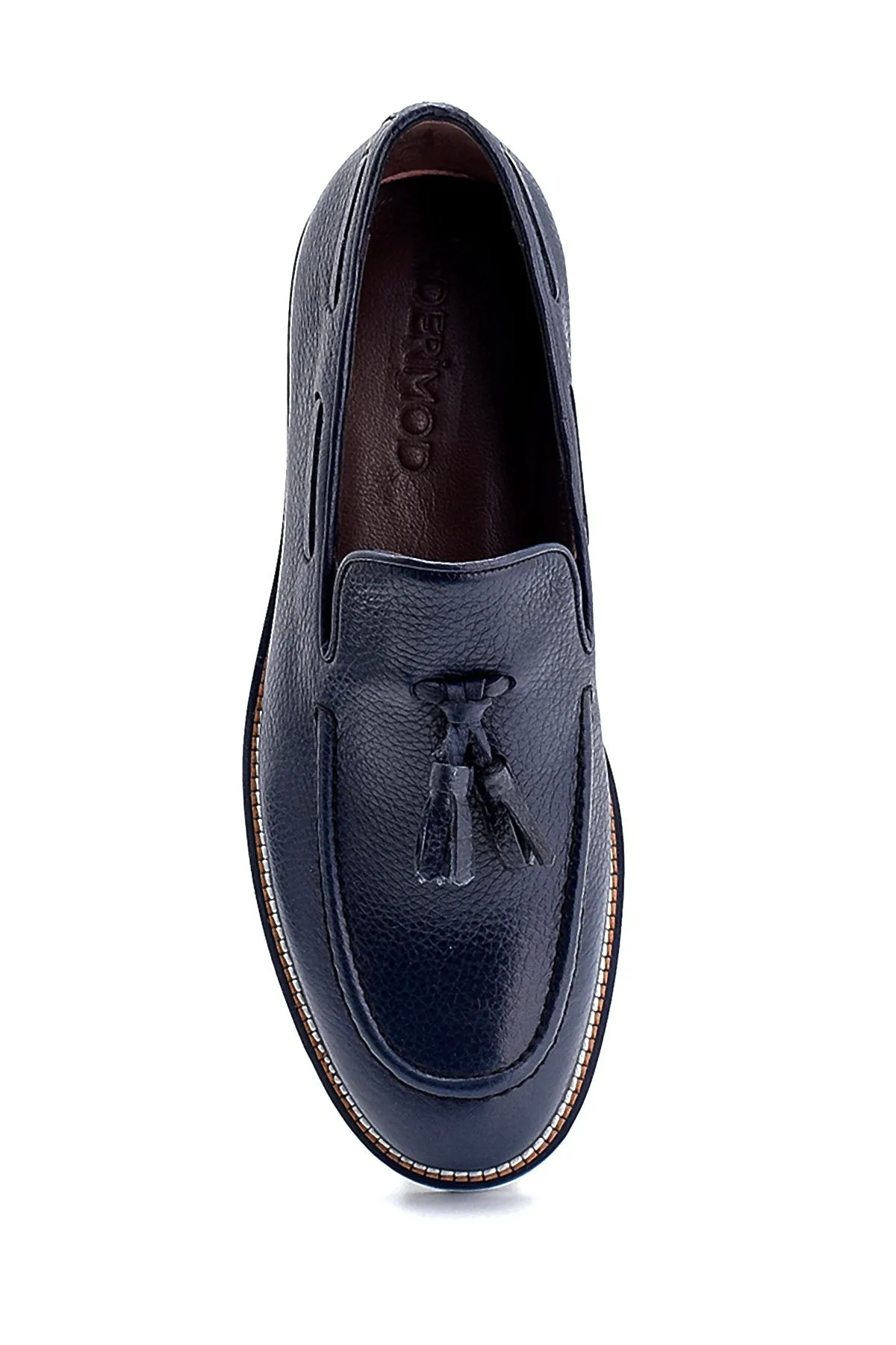 Erkek Deri Püskül Detaylı Loafer