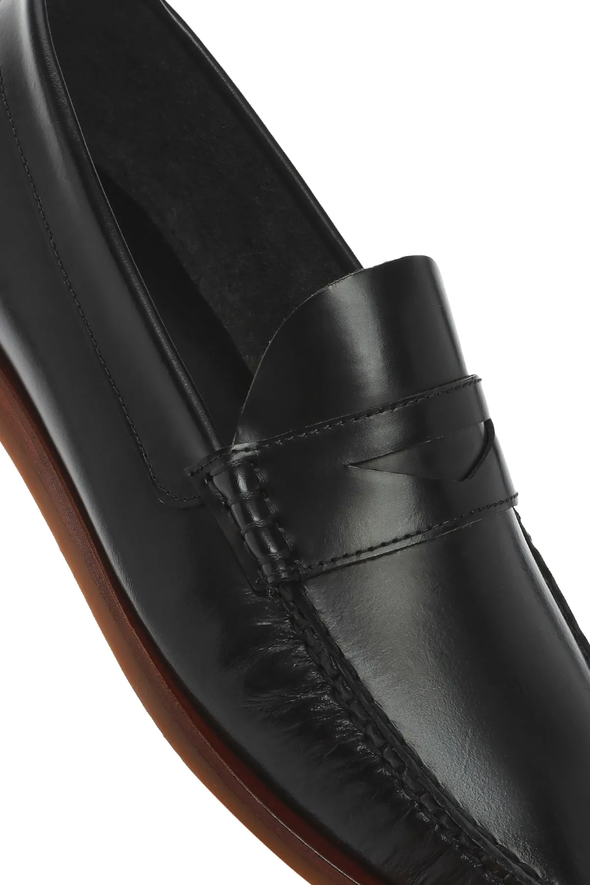 Erkek Siyah Deri Casual Loafer