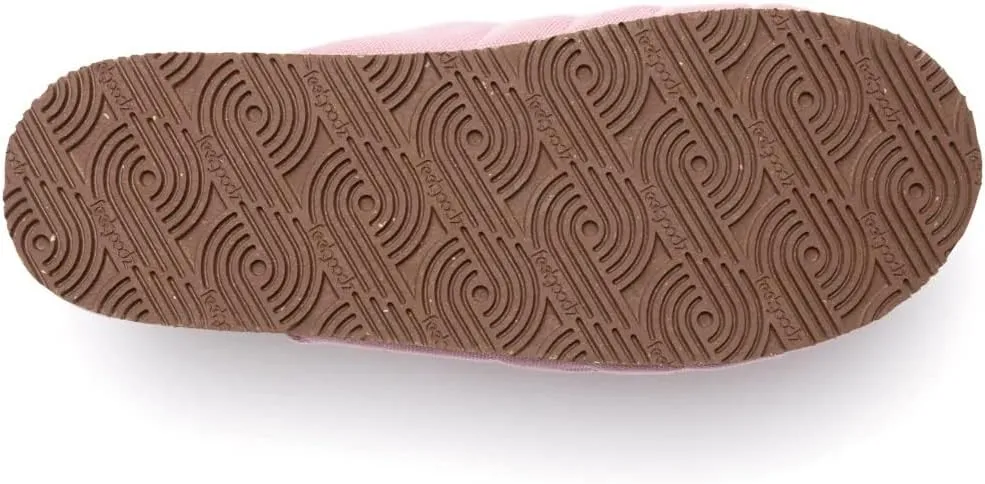 Feelgoodz Women’s Quilted Cross-Strap Indoor/Outdoor Slippers