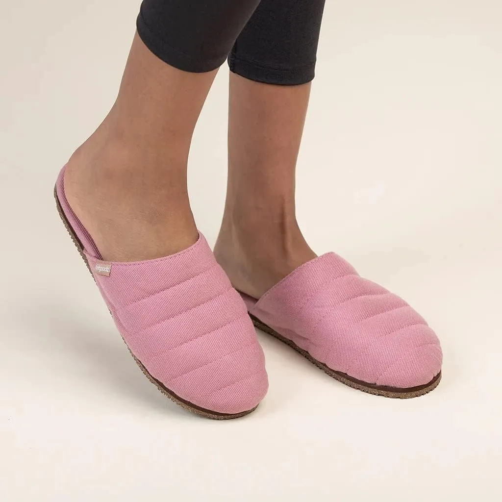 Feelgoodz Women’s Quilted Cross-Strap Indoor/Outdoor Slippers