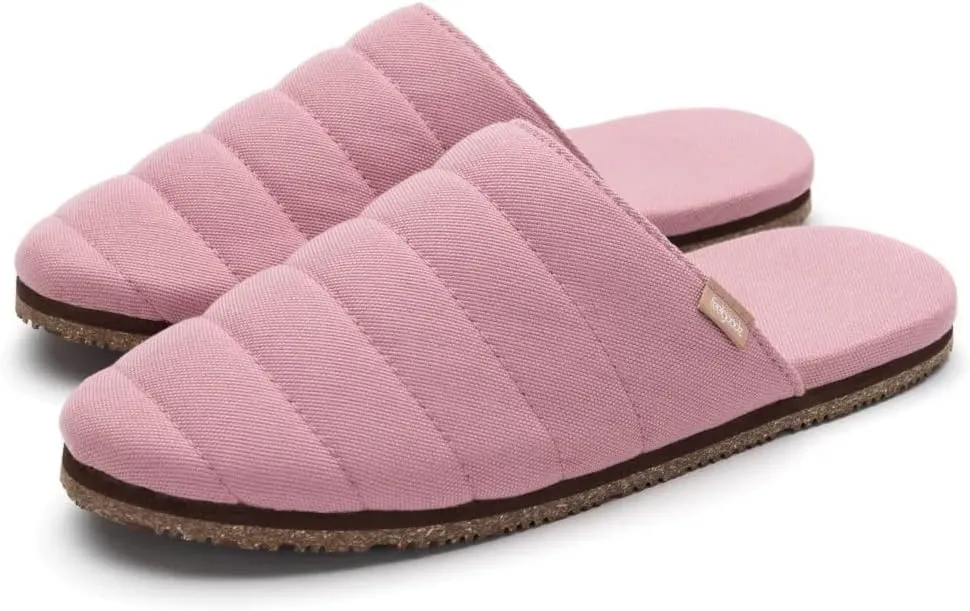 Feelgoodz Women’s Quilted Cross-Strap Indoor/Outdoor Slippers