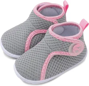 FEETCITY Lightweight Baby Sock Shoes Baby Walking Shoes Boys Girls Infant High-Top Shoe 12-18 Months