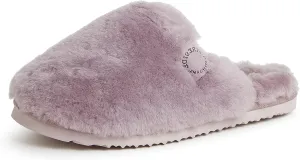 Fireside by Dearfoams Women's Shelly Beach All Over Shearling Easy on/Off Scuff Slipper