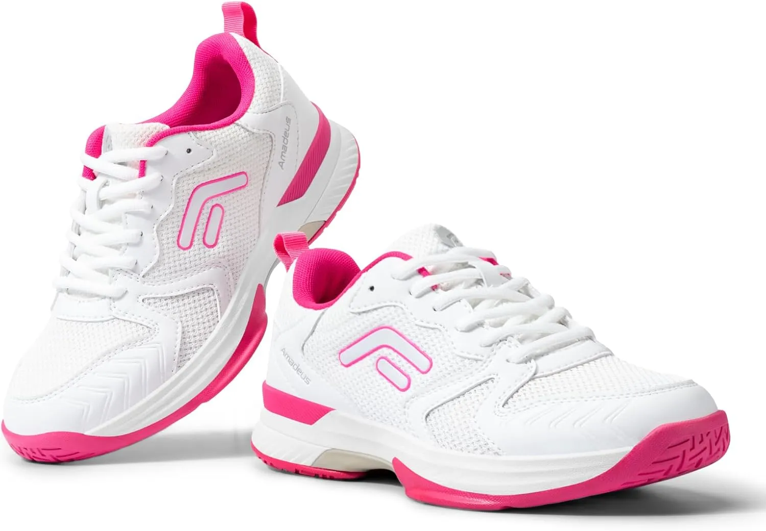 FitVille Wide Pickleball Shoes for Women Outdoor Court Lightweight Tennis Shoes Womens Ultra Cushioning Court Shoes with Arch Support & Wide Toe Box