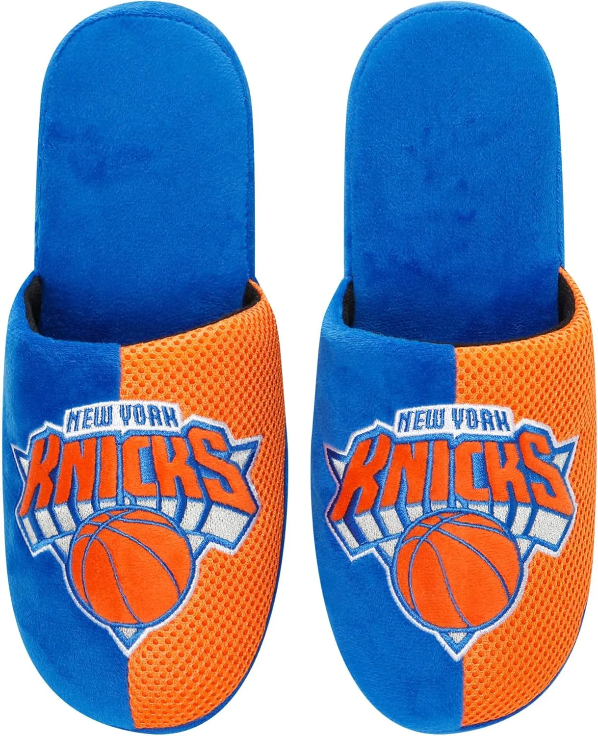 FOCO Men's NBA Team Logo Staycation Slippers