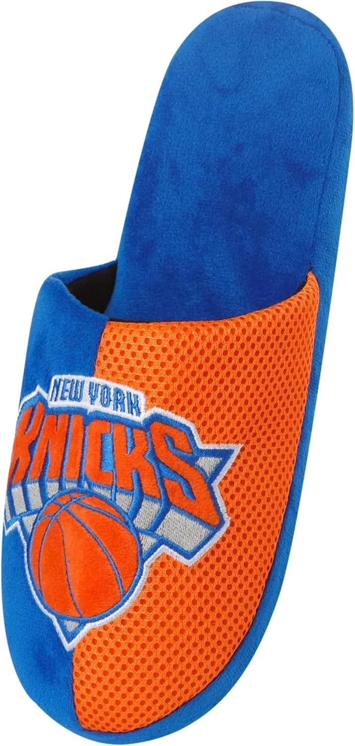 FOCO Men's NBA Team Logo Staycation Slippers