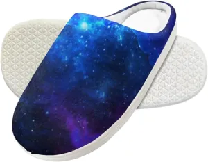 Forchrinse Colorful Dog Paw Print Unisex Child Plush Slip on House Slipper Plush Cozy Warm Slippers with Memory Foam for Boys Girls