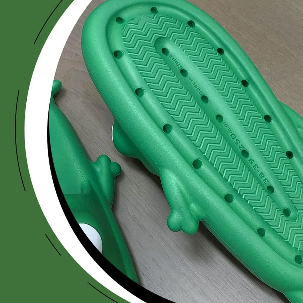 Frog Slippers Flip Flops Sandals Unisex Couple Beach Slipper Funny Gift Animal Fish Slippers