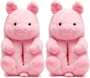 Fuzzy Women's Teddy Bear Slippers,Cozy Women Indoor House Shoes,Fun Costume for Adults,Cute Bedroom Slippers for Women Birthday Valentine's Gift Ideas