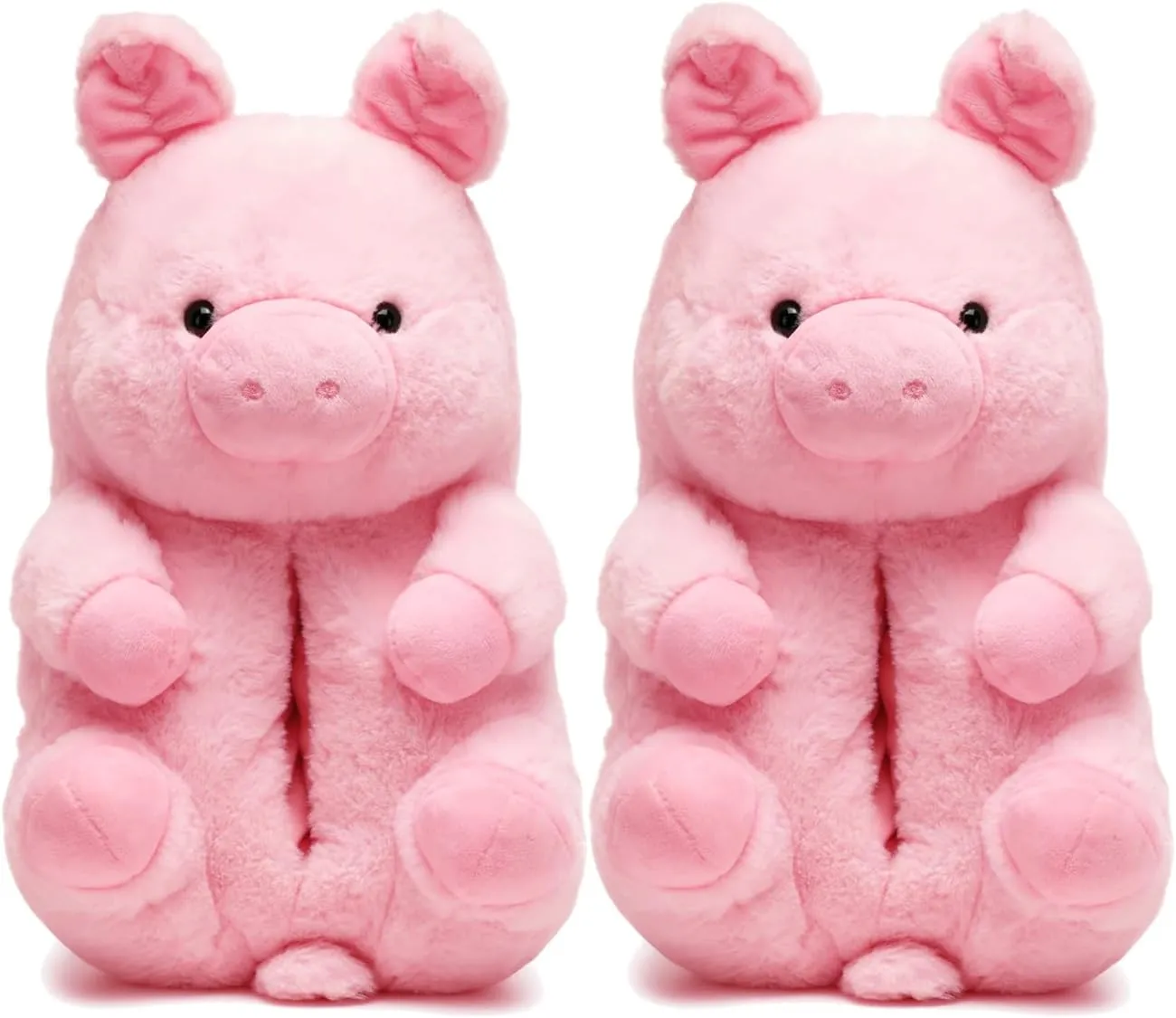 Fuzzy Women's Teddy Bear Slippers,Cozy Women Indoor House Shoes,Fun Costume for Adults,Cute Bedroom Slippers for Women Birthday Valentine's Gift Ideas