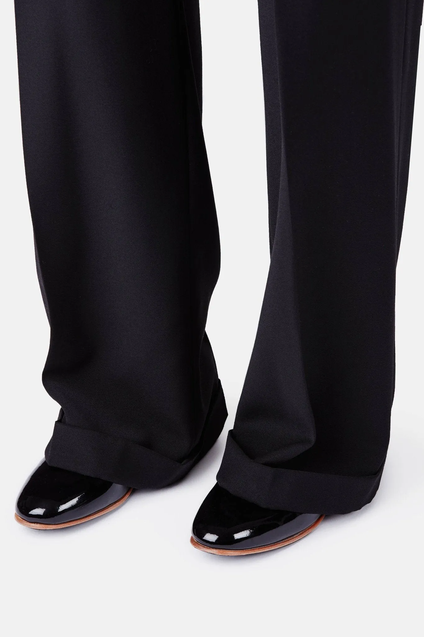 Gaston Slip-On Tassel Loafer - Black Patent/Black Suede