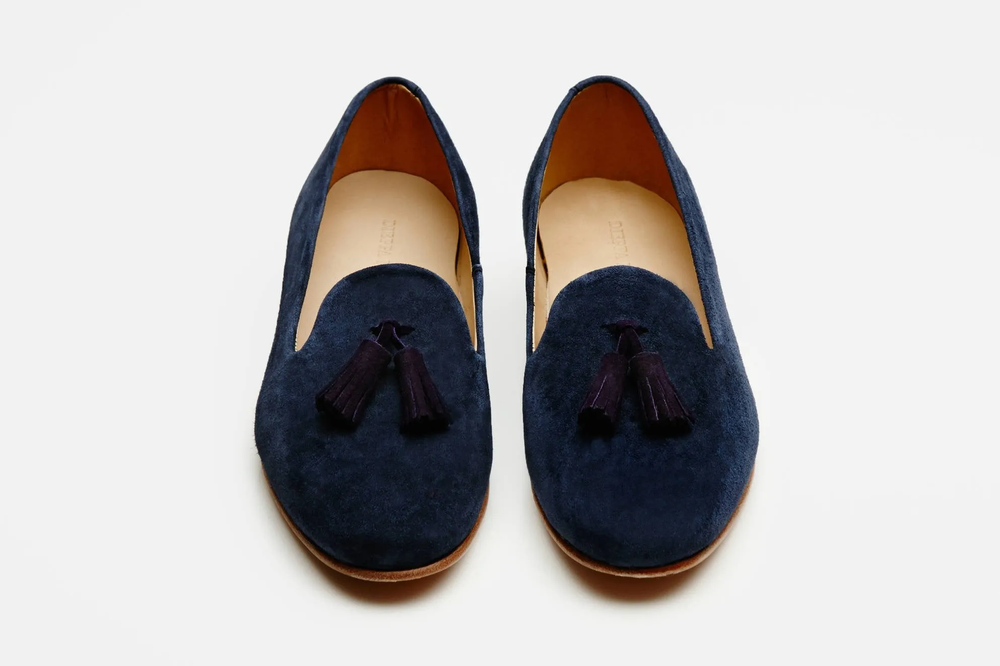 Gaston Slip-On Tassel Loafer - Marine Blue/Purple