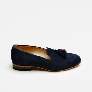 Gaston Slip-On Tassel Loafer - Marine Blue/Purple