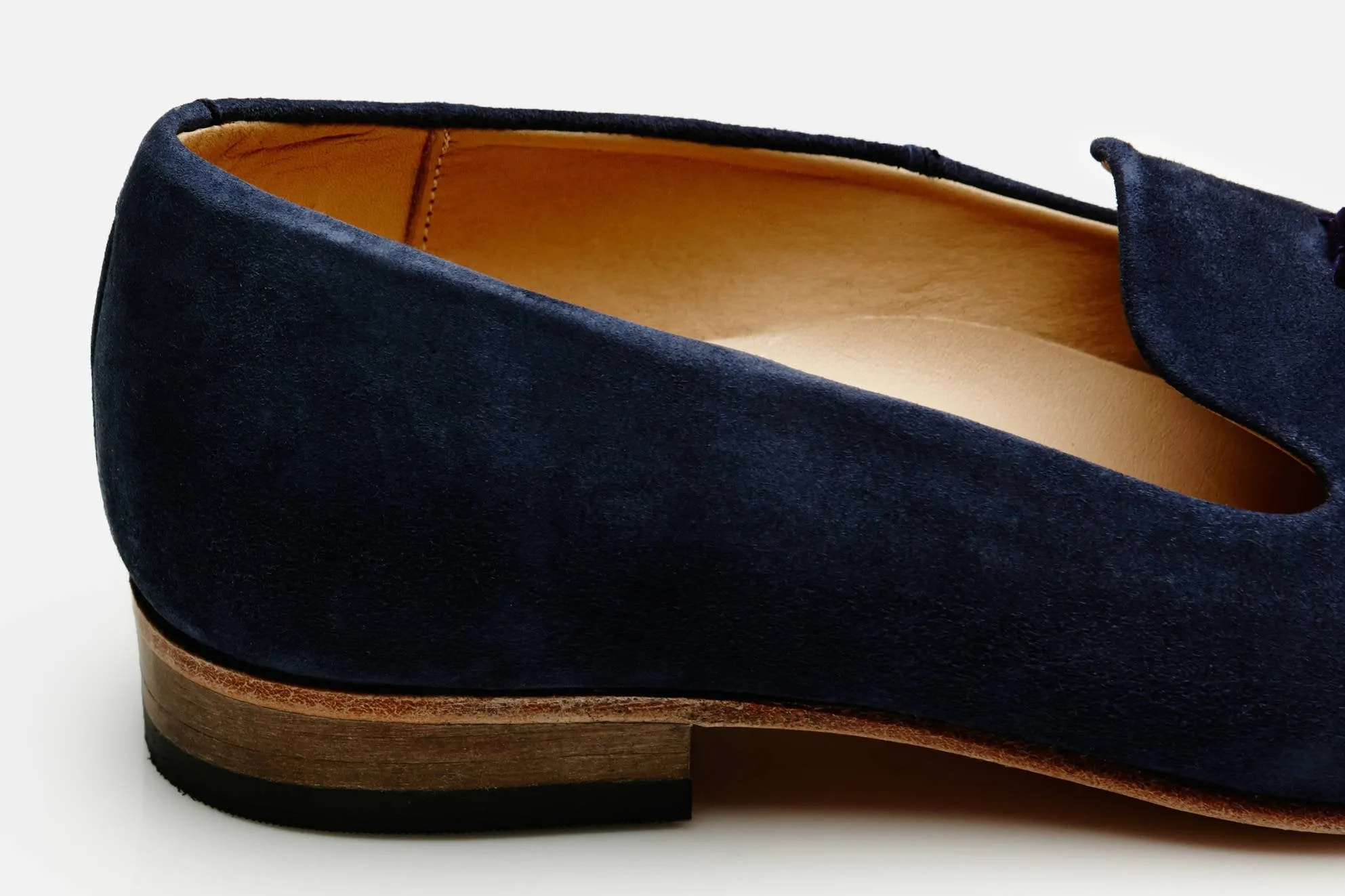Gaston Slip-On Tassel Loafer - Marine Blue/Purple