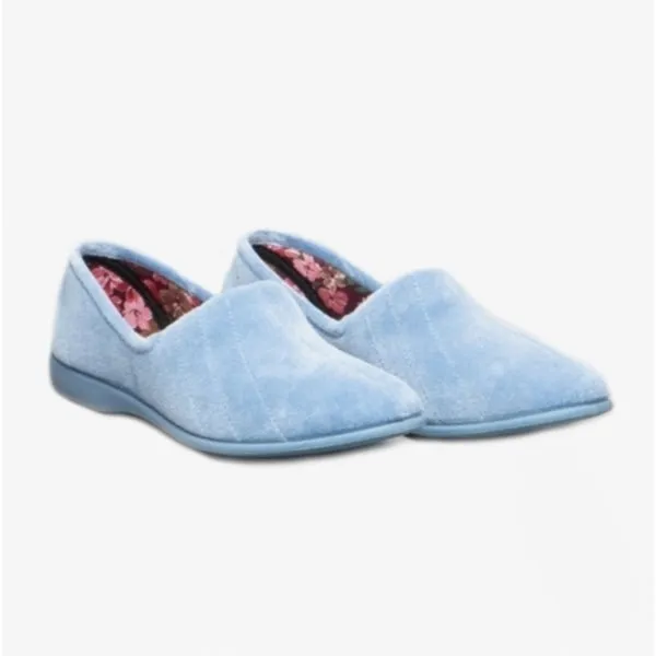 GBS AUDREY Slip On Womens Slippers Blue