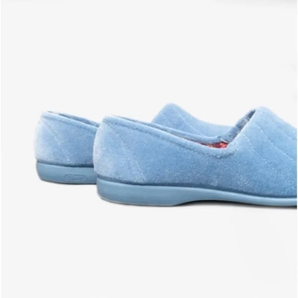 GBS AUDREY Slip On Womens Slippers Blue
