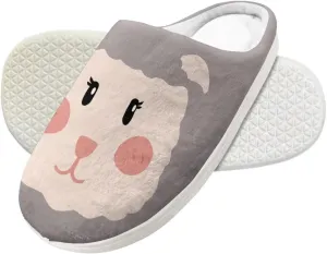 Girls Boys House Slippers US 9-US 14.9 Warm Plush Slippers House Bedroom Shoes Cozy Kids Shoes