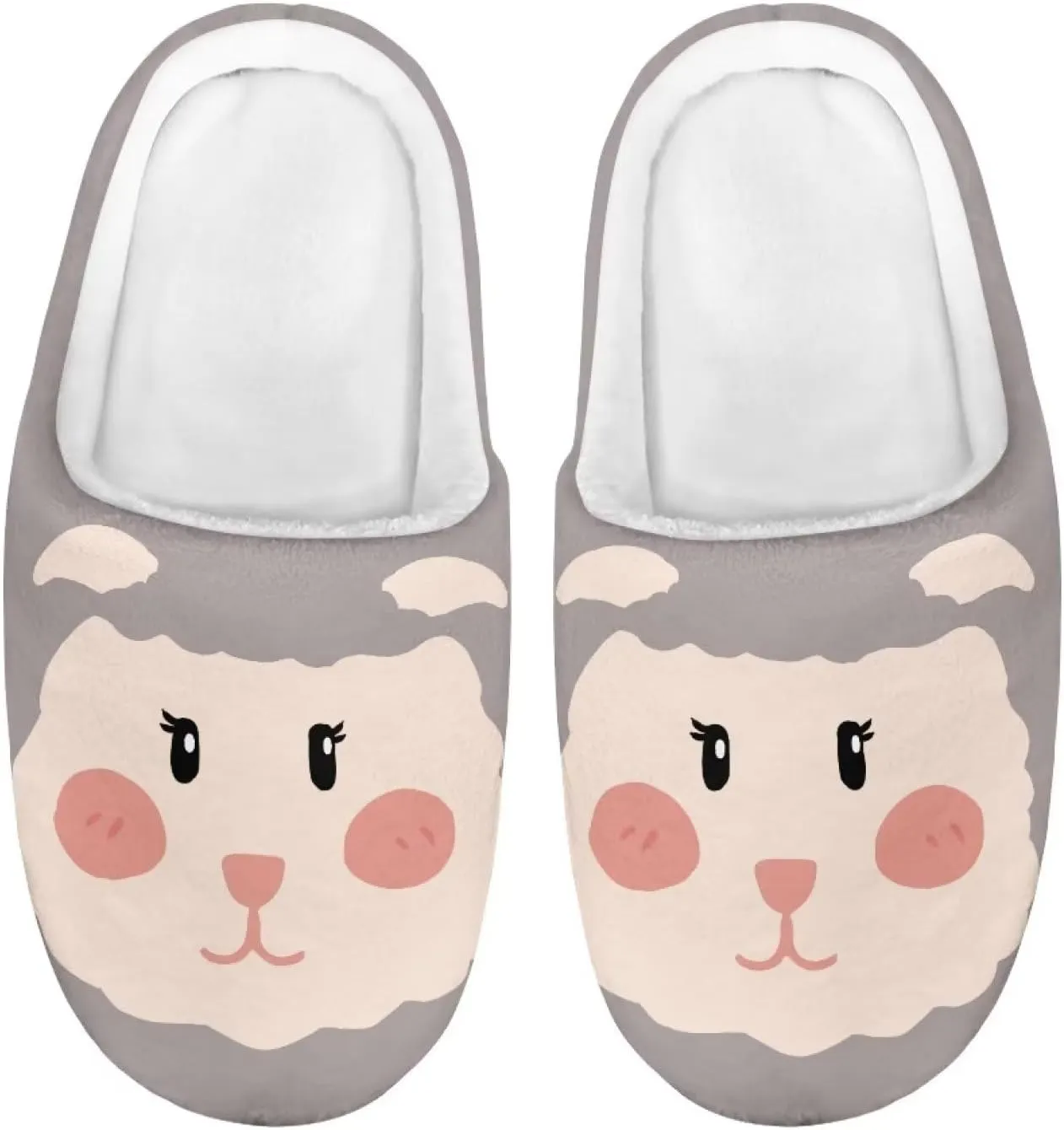 Girls Boys House Slippers US 9-US 14.9 Warm Plush Slippers House Bedroom Shoes Cozy Kids Shoes