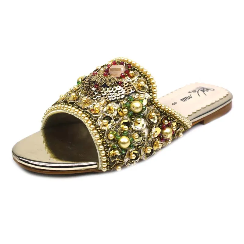 Golden Fancy Slipper
