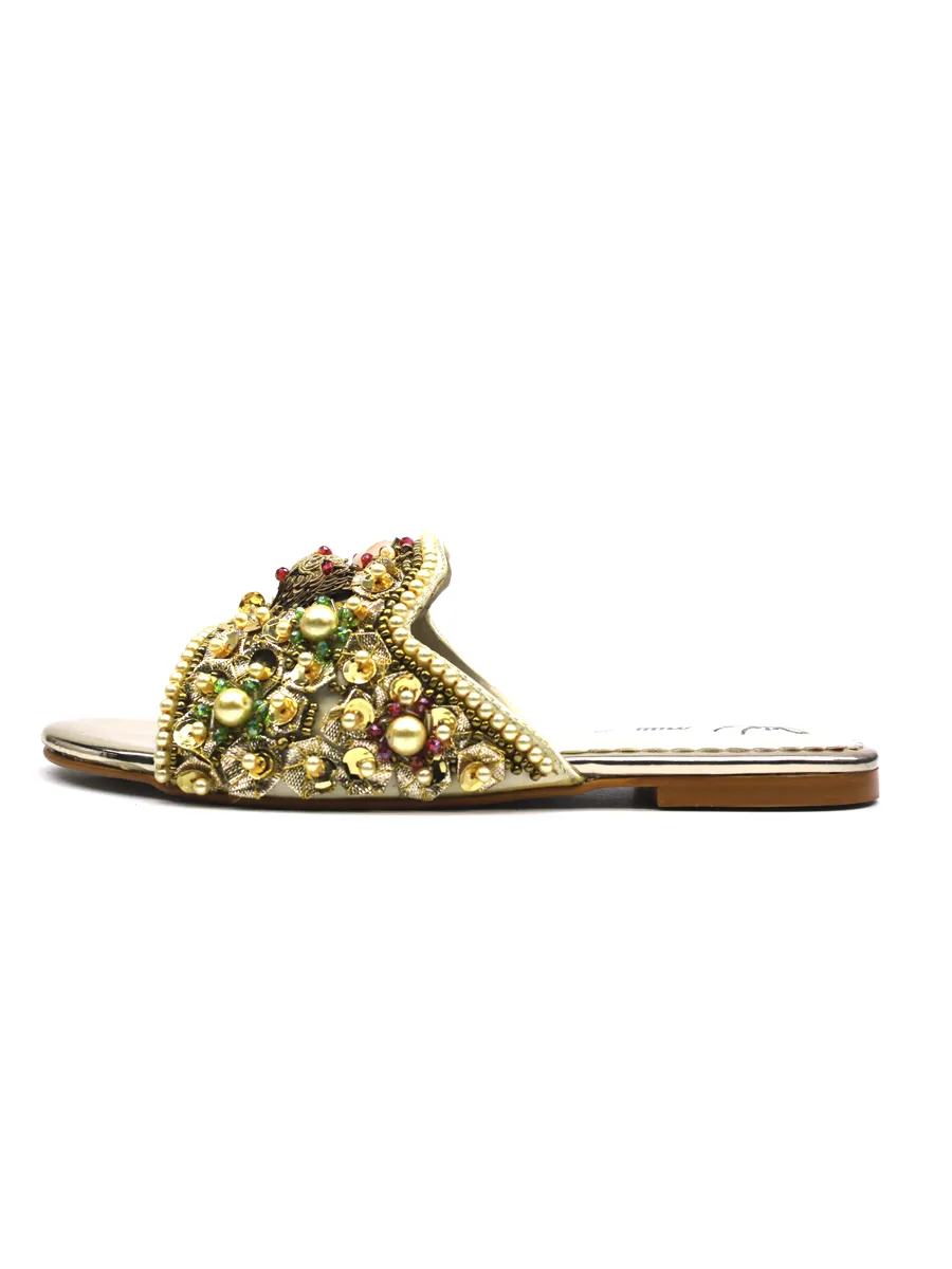 Golden Fancy Slipper
