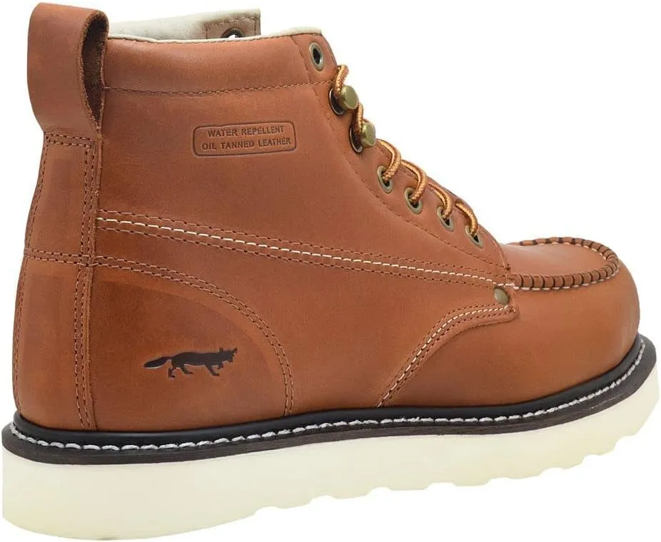 Golden Fox Steel Toe Men's Lightweight Work Boots Moc Toe Boot Insulated