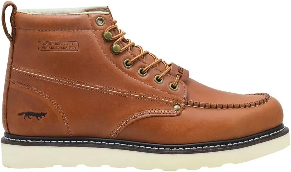 Golden Fox Steel Toe Men's Lightweight Work Boots Moc Toe Boot Insulated