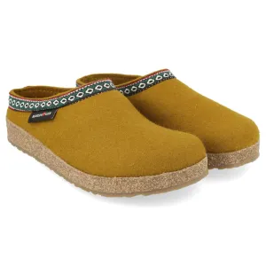 Grizzly Classic Wool Felt Clog Slipper - Mustard