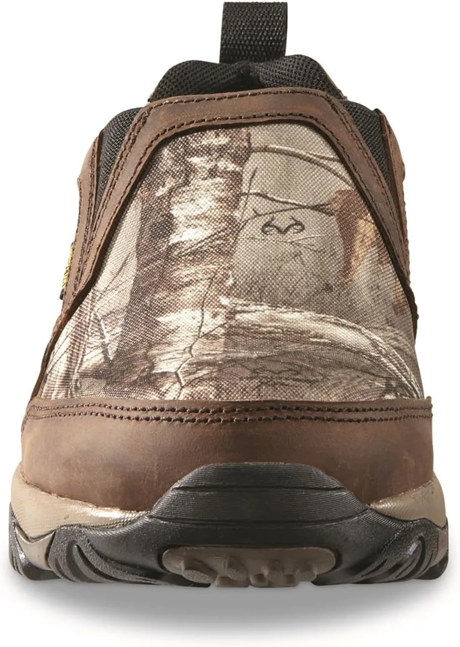 Guide Gear Arrowhead II Men's Leather Waterproof Slip-on Loafers Non-Slip Breathable Lightweight Shoes for Hiking, Walking, Outdoor, Casual, Work, Dress
