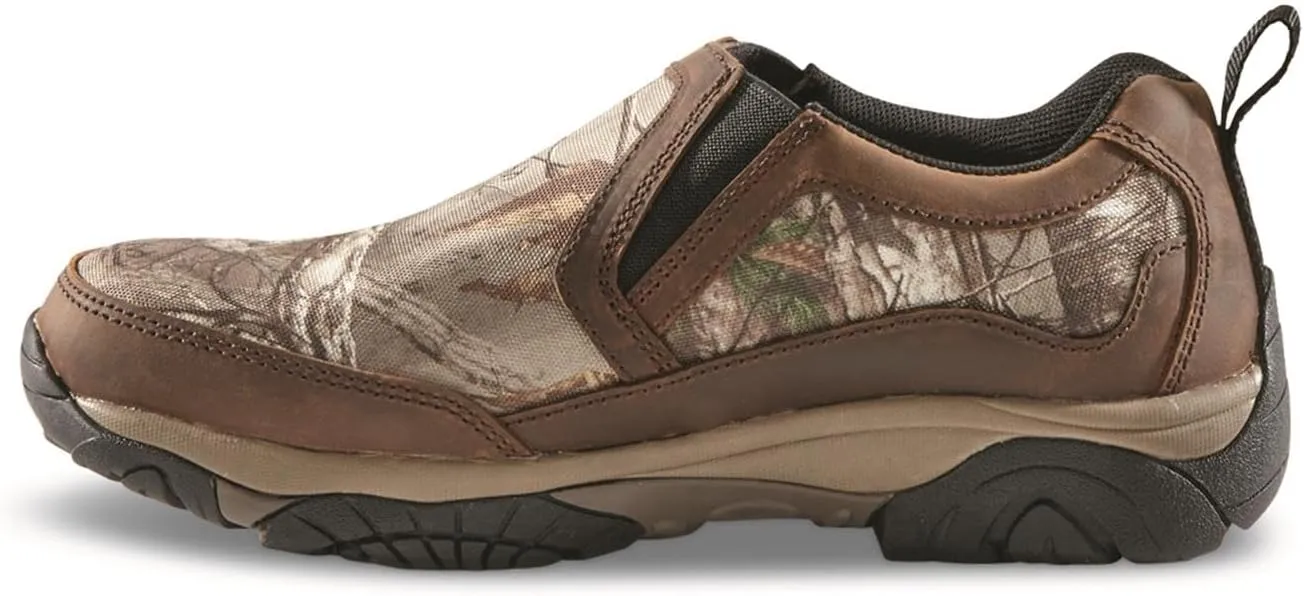 Guide Gear Arrowhead II Men's Leather Waterproof Slip-on Loafers Non-Slip Breathable Lightweight Shoes for Hiking, Walking, Outdoor, Casual, Work, Dress