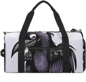Gym Bag for Men Women Travel Duffle Bag Lightweight Weekender Duffel Bag Ravens Carry on Bag