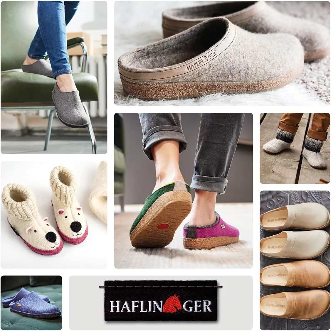 HAFLINGER AR Jack Doggy Wool Slipper