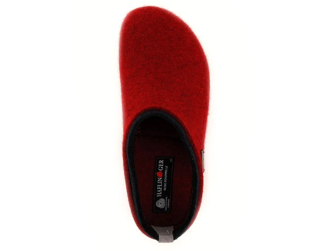 Haflinger - Grizzly Kris | felt slipper with rubber sole