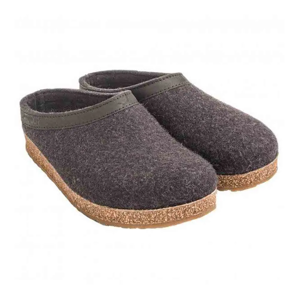 Haflinger - Grizzly Torben | Slip-on slipper with cork sole