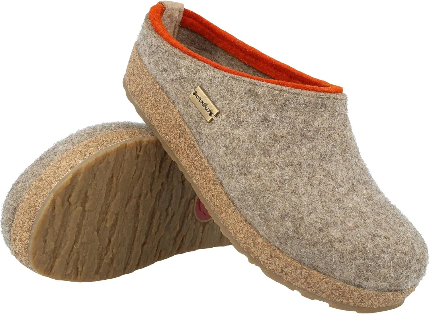 HAFLINGER Kris Felt Clog Wool Slipper Unisex