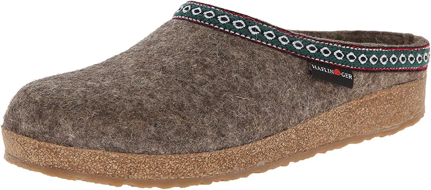 HAFLINGER Unisex-Adult Gz Classic Grizzly Slipper