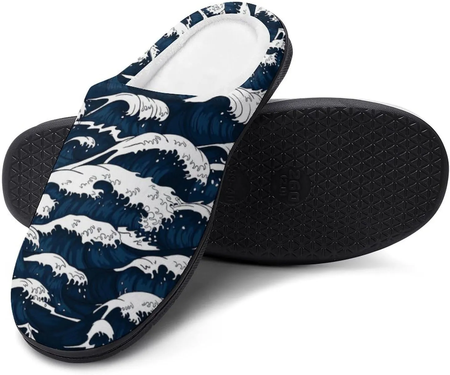 Halloween Green Eyes Black Birds Cat House Slippers For Woman Ladies Memory Foam Bedroom Slipper Outdoor Slip-On Shoes