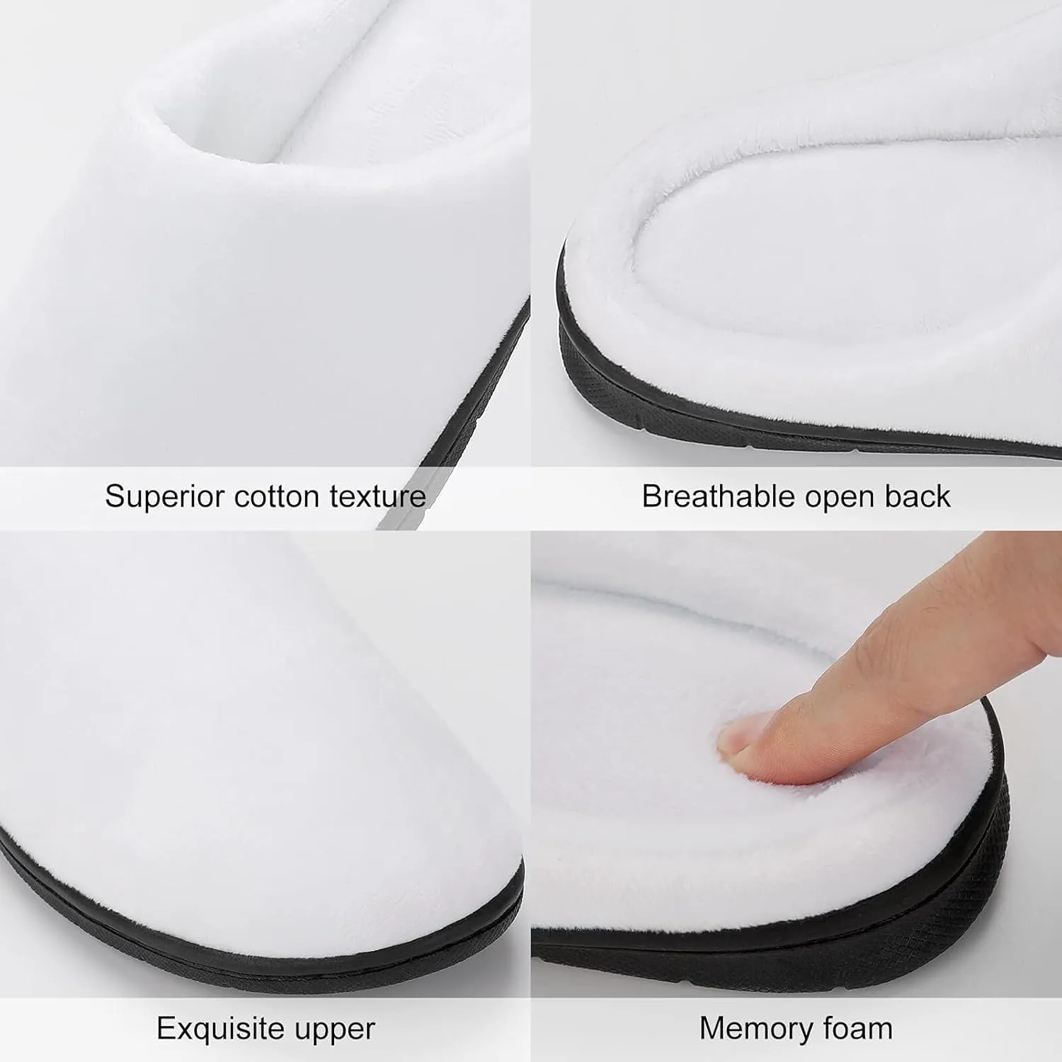 Halloween Green Eyes Black Birds Cat House Slippers For Woman Ladies Memory Foam Bedroom Slipper Outdoor Slip-On Shoes