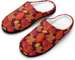Halloween Green Eyes Black Birds Cat House Slippers For Woman Ladies Memory Foam Bedroom Slipper Outdoor Slip-On Shoes