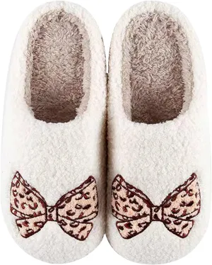 Halloween Pumpkin Slippers for Womens Mens Cute Cartoon Slippers Plush Warm Memory Foam Shoes