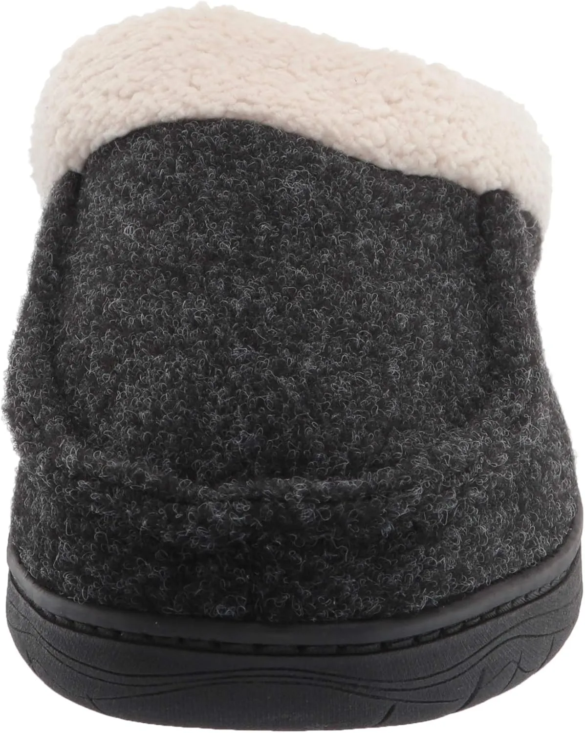 Hanes Men's Felt Clog Slipper Shoe - Memory Foam Indoor Outdoor Sole