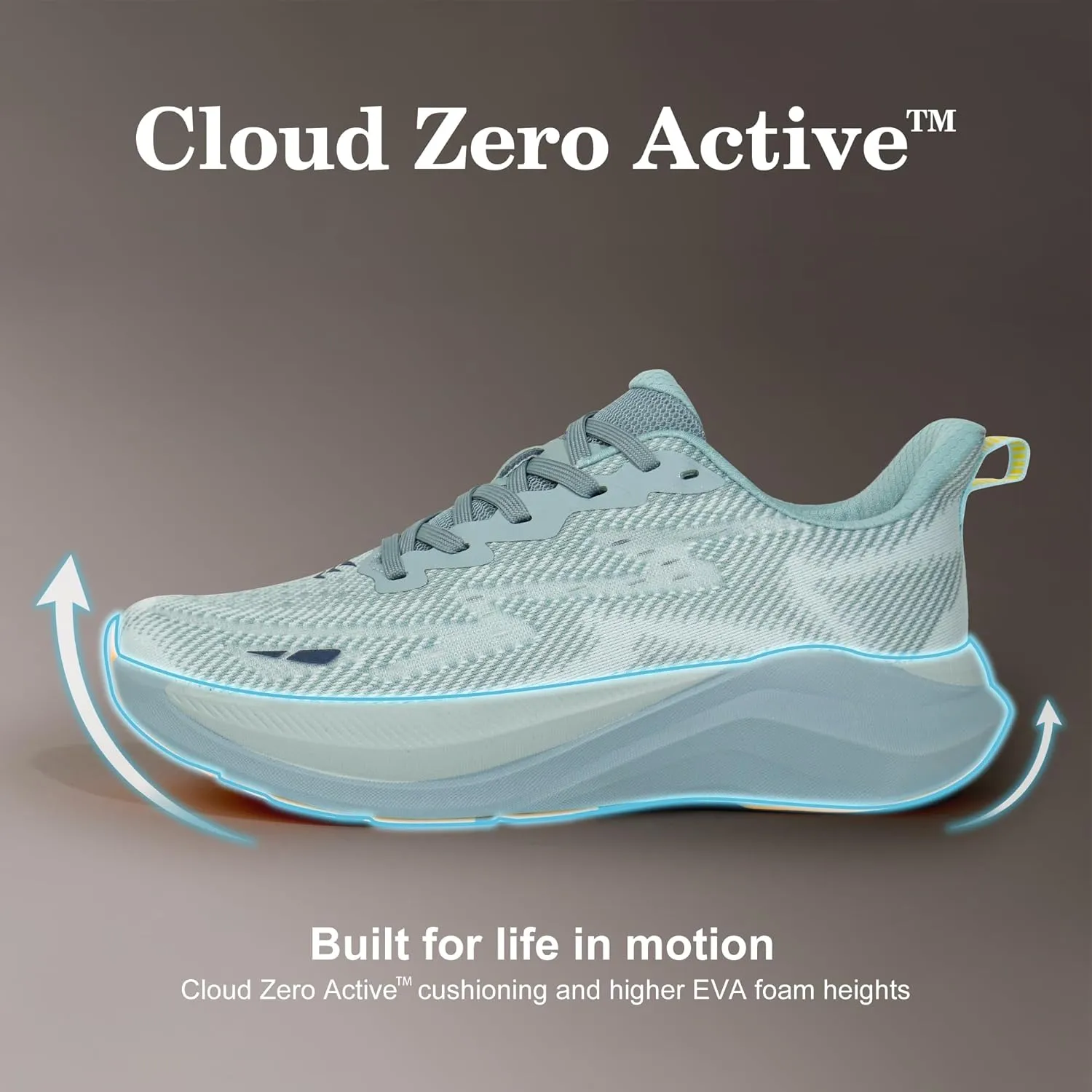 Hawkwell Men's Cloud Zero Active Cushion Breathable Tennis Walking Running Gym Workout Jogging Fashion Sneakers Medical Work Shoes
