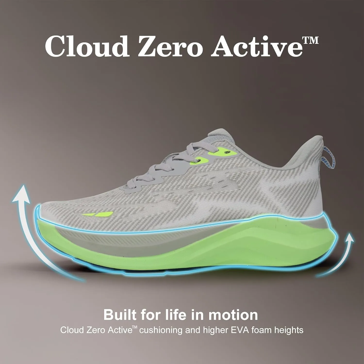 Hawkwell Men's Cloud Zero Active Cushion Breathable Tennis Walking Running Gym Workout Jogging Fashion Sneakers Medical Work Shoes