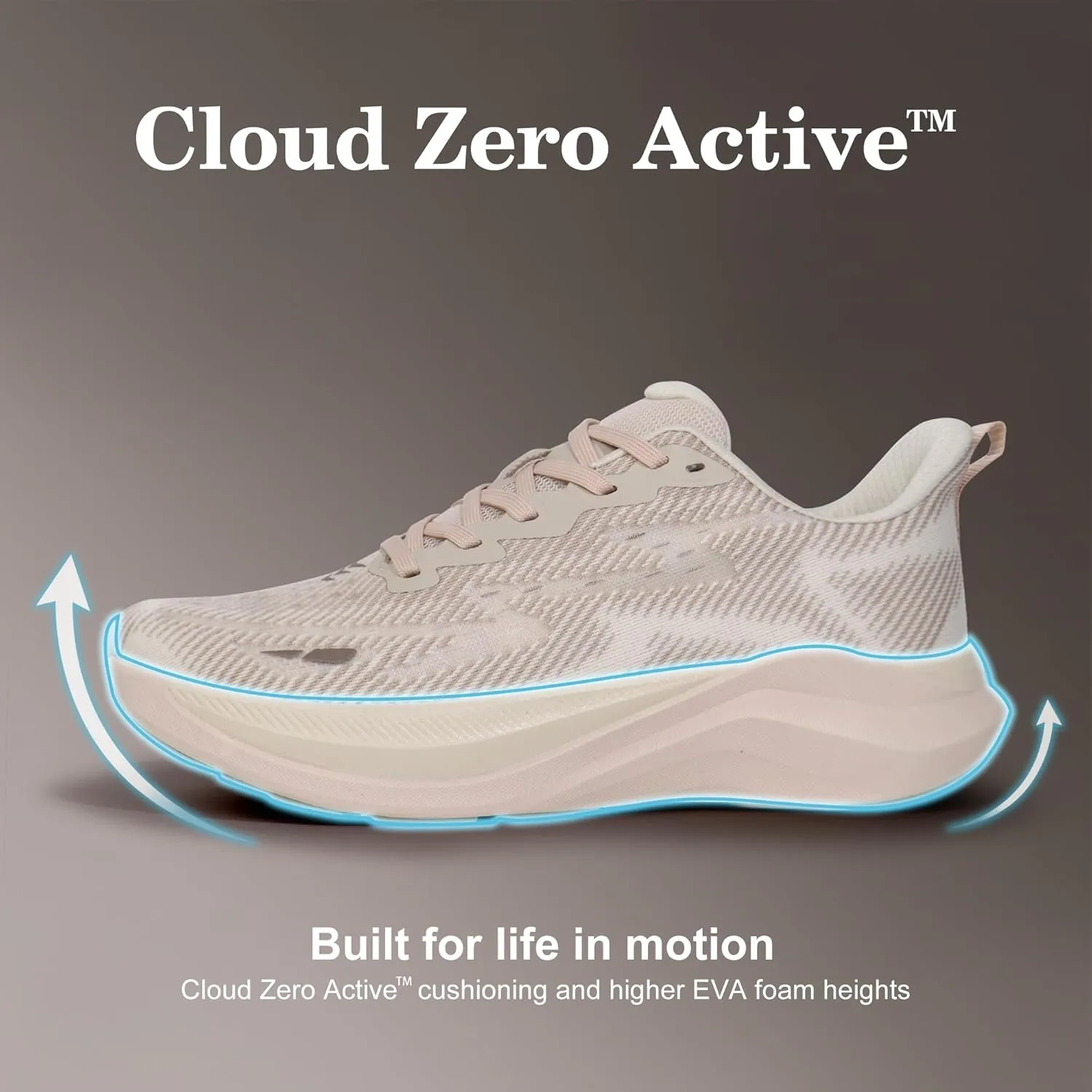 Hawkwell Men's Cloud Zero Active Cushion Breathable Tennis Walking Running Gym Workout Jogging Fashion Sneakers Medical Work Shoes