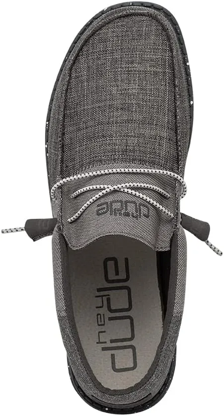 Hey Dude Men's Wally Kite Various Sizes and Colors | Men’s Shoes | Men's Lace-Up Loafers | Lightweight and Comfortable