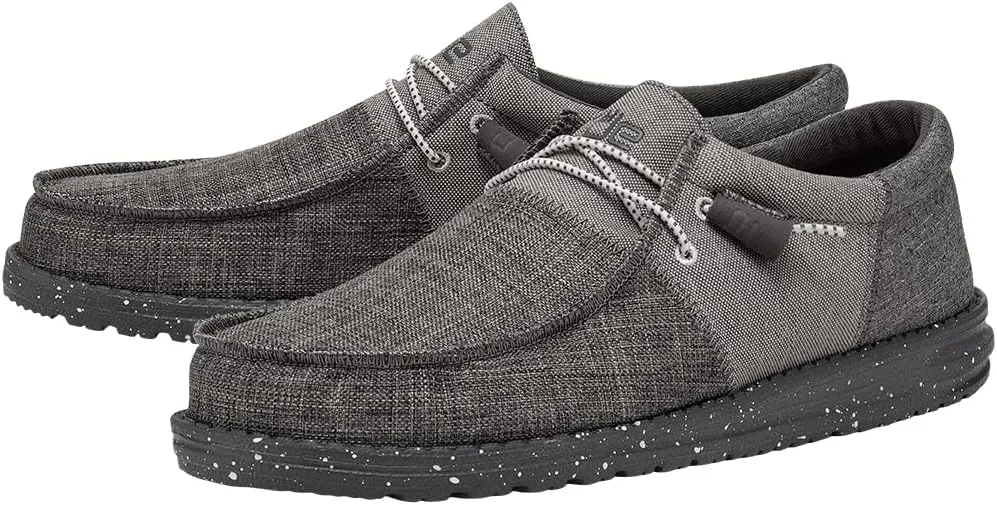 Hey Dude Men's Wally Kite Various Sizes and Colors | Men’s Shoes | Men's Lace-Up Loafers | Lightweight and Comfortable
