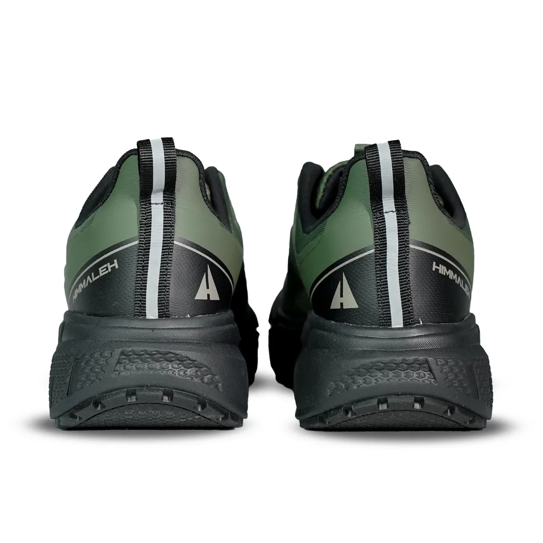 HIMMALEH AIR WALK 1 TRAIL RUNNING SHOES (OLIVE GREEN)