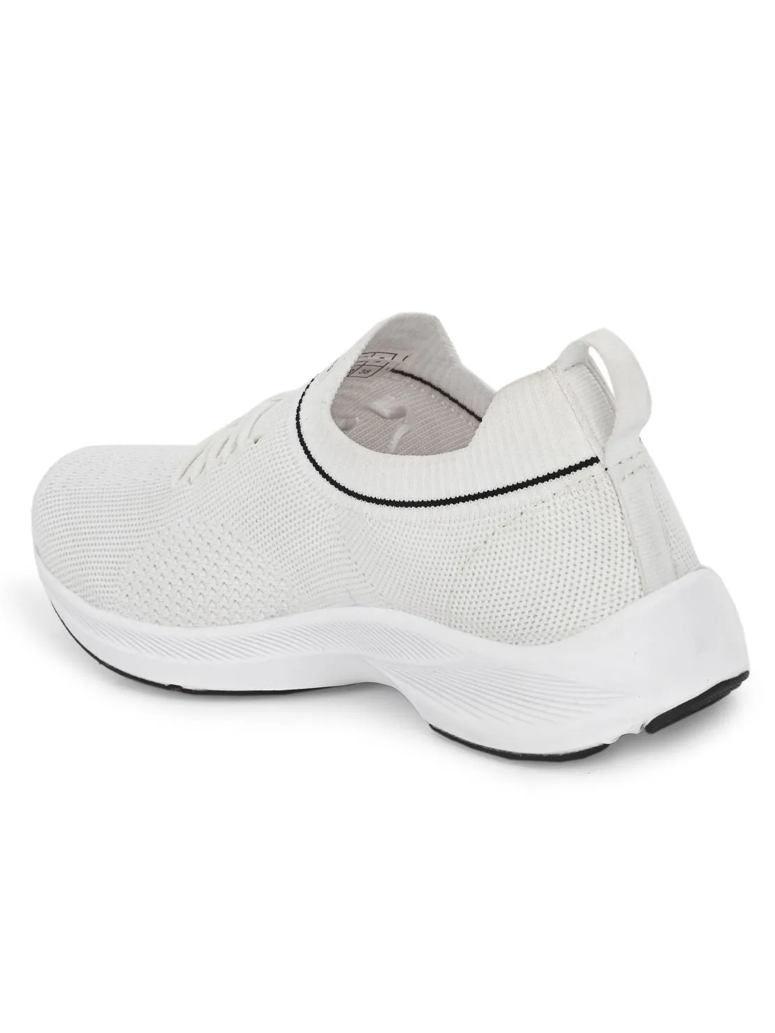 Hirolas® Women White Casual Running Walking Jogging Gym comfortable Athletic Lace-Up Sports_Shoes (HRLWF14WHT)