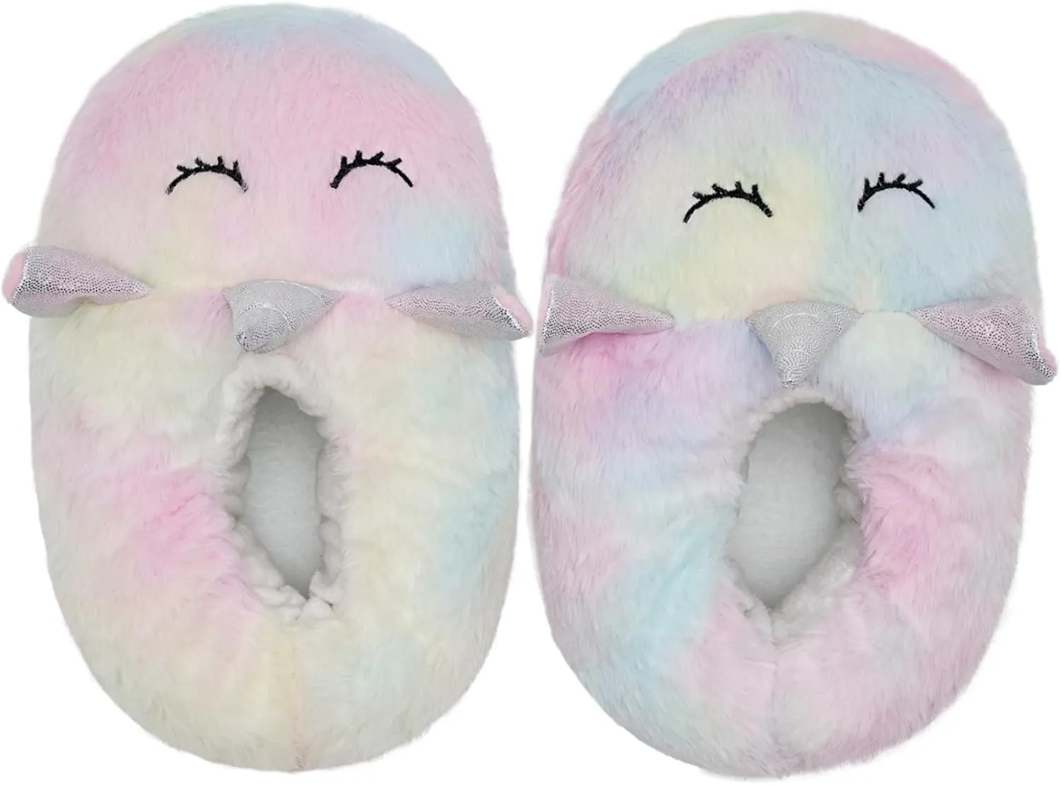 IceUnicorn Toddler Slippers Kids Cute Funny Animal House Shoes Girls Boys Christmas Fluffy Bedroom Indoor Slipper, Cat, Bunny, Unicorn, Dinosaur, Fox, Cow