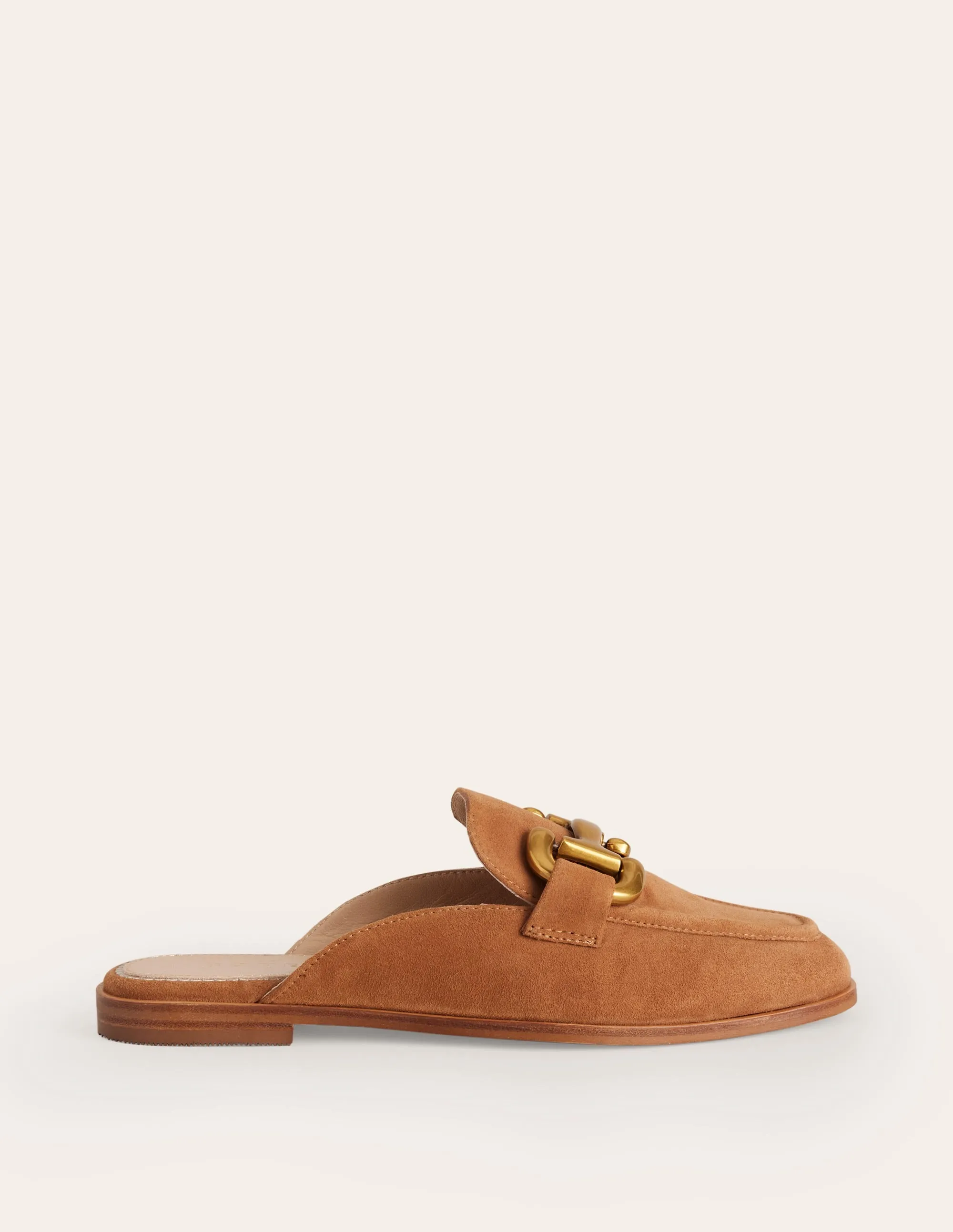 Iris Pantoletten-Loafer mit Trensendetail-Ingwer