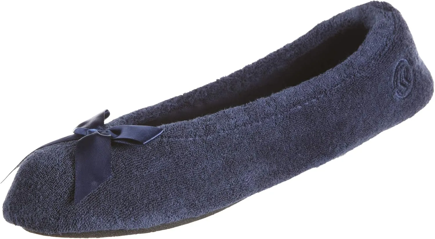 isotoner Women's Terry Ballerina Slipper Clog